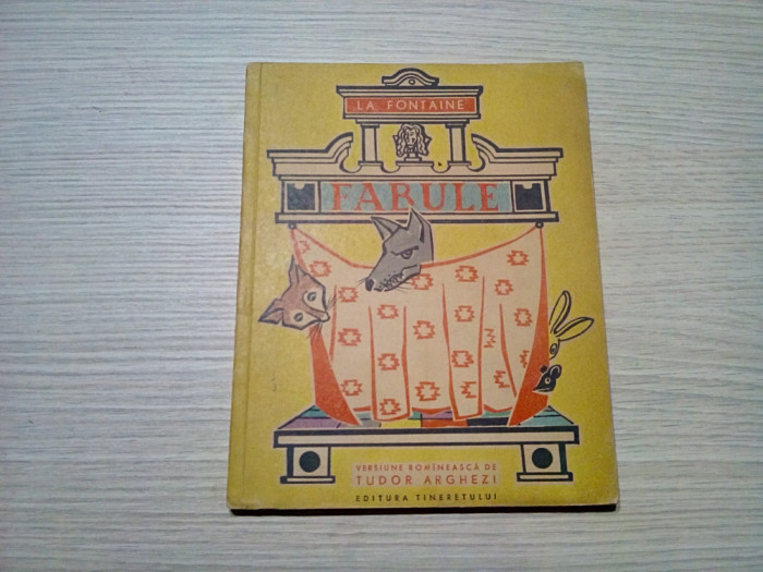 FABULE - La Fontaine - MIRCEA MAROSIN (ilustratii) - 1963, 96 p.