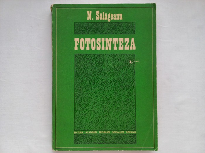 FOTOSINTEZA - N. SALAGEANU