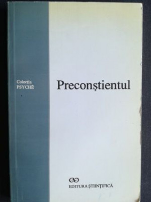 Preconstientul- Andree Bauduin, Cl. Athanassiou foto