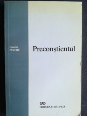 Preconstientul- Andree Bauduin, Cl. Athanassiou foto