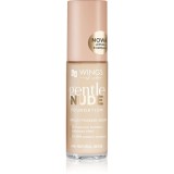 AA Wings of Color Gentle Nude Foundation fond de ten lichid cu efect de hidratare culoare 404 Natural Beige 30 ml