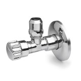 Robinet Colțar 1/2&quot;, Cromat, cu Racord Rapid 10mm