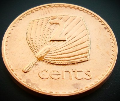 Moneda exotica 2 CENTI - INSULELE FIJI, anul 2001 * cod 582 foto
