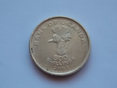 500 SHILLINGS 2003 UGANDA foto