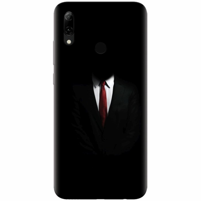 Husa silicon pentru Huawei P Smart 2019, Mystery Man In Suit