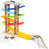 Mega rampa cu masinute de curse PlayLearn Toys, Topbright