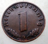 B.025 GERMANIA 1 REICHSPFENNIG 1937 D, Europa, Bronz