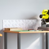 VidaXL Plăci de aluminiu cu model tablă de șah 2 buc anti-alunecare 50x20 cm