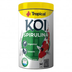 TROPICAL Koi Spirulina Pellet - M, 1000ml/320g