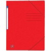 Dosar carton Oxford Top File A4 cu elastic MultiStrat 390 g/mp