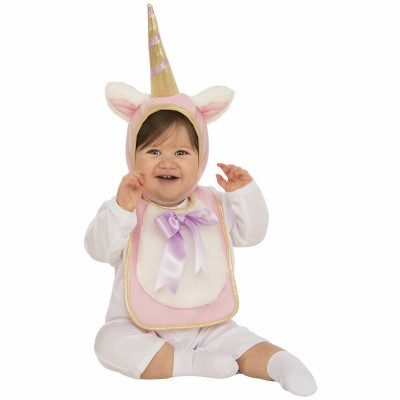 Baveta cu caciula Unicorn foto