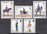 Guernsey 1975 - 1976 - Uniforme militare, 2 Serii, MNH