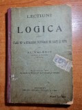 Manual de logica pentru clasa a 7-a - din anul 1916 - cu semnatura autorului