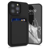 Husa pentru iPhone 13 Pro, Silicon, Negru, 55969.01, Carcasa, Kwmobile