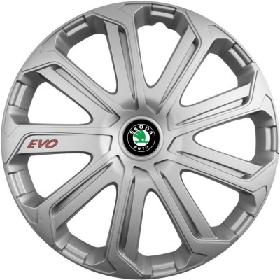 Set 4 Capace Roti Evo Gri R16, Pentru Skoda foto