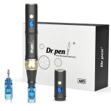 Creion cu Micro-Ace din Titan, Dr. Pen, Dermapen A8s-W, 10x Rezerve 12 ace, Adancime 0.25 - 2.5 mm,