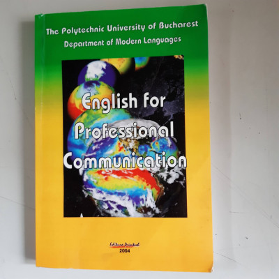 MIHAELA BLANDU - ENGLISH FOR PROFESSIONAL COMMUNICATION foto