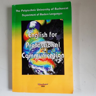 MIHAELA BLANDU - ENGLISH FOR PROFESSIONAL COMMUNICATION foto