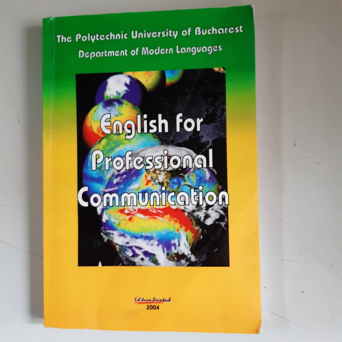 MIHAELA BLANDU - ENGLISH FOR PROFESSIONAL COMMUNICATION