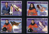 GUINEEA-BISSAU 2007 - Cosmonautica, tragedia Challenger / serie completa MNH, Nestampilat