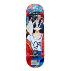 Skateboard lemn 72 cm, suport aliaj aluminiu 22 foto