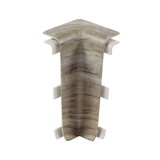 Colt interior pentru plinta Vilo Esquero 610, stejar ghinda, 66.6 x 21.9 mm, 2 buc / set