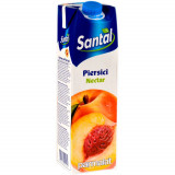 Nectar Piersici 50%, Santal, 1 L, Bautura Racoritoare, Nectar Fructe Piersici, Santal Natural, Bauturi Naturale, Nectar Natural Fructe Piersici, Suc F