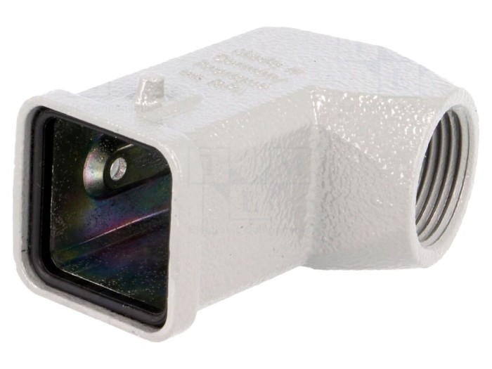 Conector HDC Han A 3A pe cablu, 90&deg;