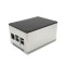 Carcasa din Aluminiu, ecoPI PRO LP, pentru Rock Pi 4A/ Rock Pi 4B, Argintiu