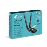 TP-Link Adaptor PCle Wi-Fi 6 AX3000 WI-FI 6 cu Bluetooth 5.2 ARCHER TX55E, 2&times; Antene Dual-Band High-Gain, Standarde wireless: IEEE 802.11ax/ac/n/a 5 G