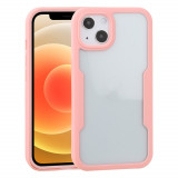 Cumpara ieftin Husa pentru iPhone 15 + Folie, Techsuit ColorVerse 360 Series, Pink