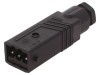 Conector Dreptunghiular ST Mufă Tată 3-PIN Cositorit IP54
