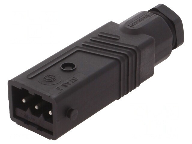Conector Dreptunghiular ST Mufă Tată 3-PIN Cositorit IP54