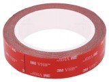 Bandă Adezivă Acrilică Gri 25mm x 5m 3M VHB GPH