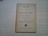 LECTIUNI DE ASTRONOMIE - Cl.VII - Traian I. Popp (autograf) - 1929, 240 p., Alta editura, Clasa 7, Geografie