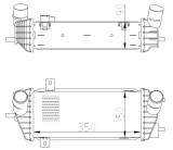 NRF 309070 Intercooler, compresor