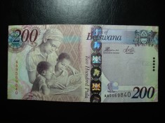 BOTSWANA 200 PULA 2009/2016 SUPERBA