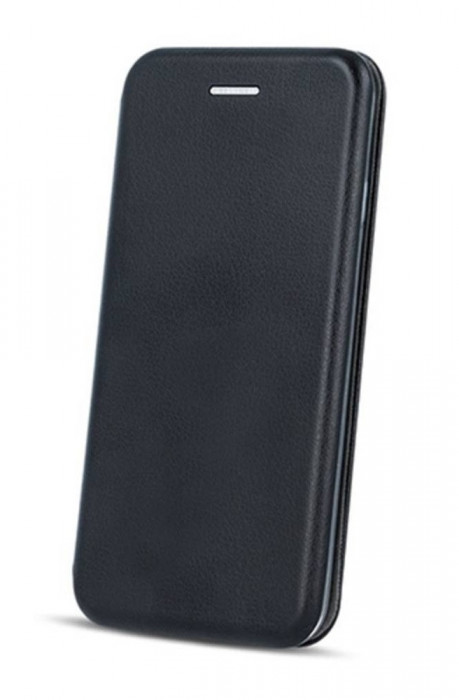 Husa de protectie tip carte pentru Motorola Moto E13, Inchidere magnetica, Negru