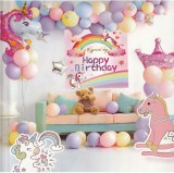 Cumpara ieftin Set arcada baloane roz Unicorn, Oem