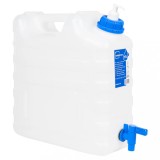 vidaXL Recipient de apă cu robinet și dozator de săpun, 15 L, plastic 155044