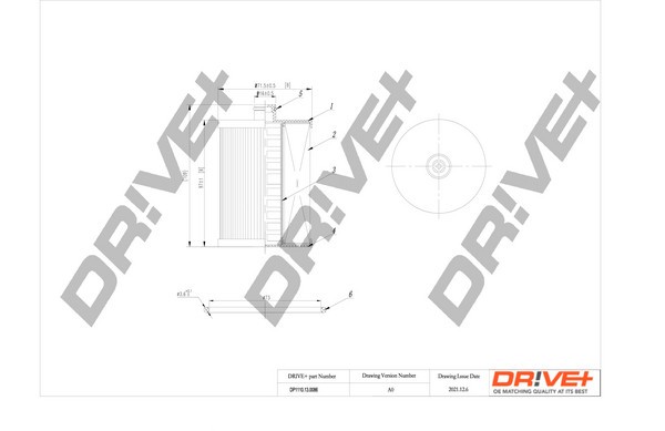 Dr!ve+ DP1110.13.0086 filtru combustibil