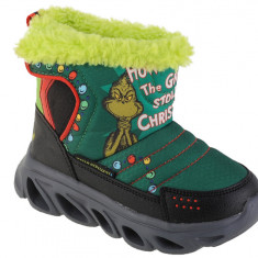 Cizme de iarna Skechers Dr. Seuss Hypno-Flash 3.0 Too Late To Be Good 406015N-GRMT verde