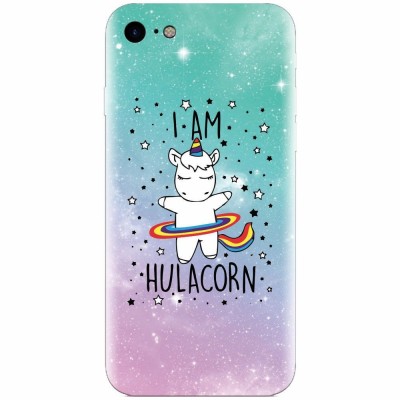 Husa silicon pentru Apple Iphone 5 / 5S / SE, I Am Hulacorn foto