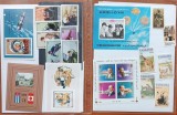 CLASOR-22foi translucid : cu peste 100Colite si serii complete -div teme si tari in bloc de 4 -MNH -NESTAMP+24Colite RO.MNH&amp;stamp., Nestampilat