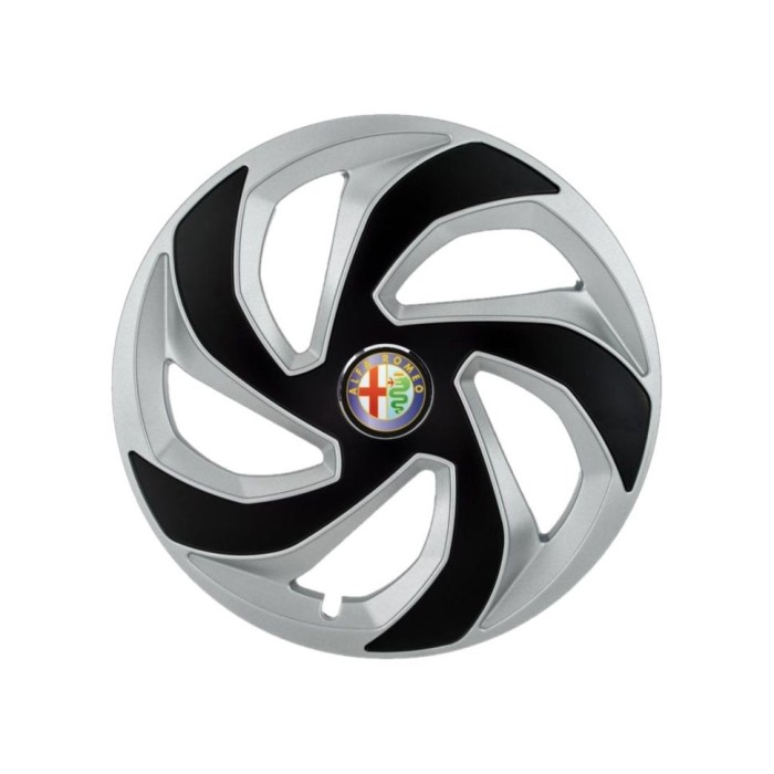 Set 4 capace roti Lama dual crom R14 Compatibil Cu Alfa Romeo