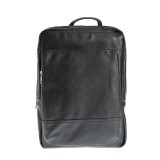 Rucsac negru incapator din piele ecologica