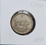 Irlanda 1 shilling 1939 5.49 gr