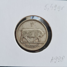 Irlanda 1 shilling 1939 5.49 gr