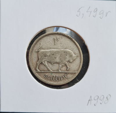Irlanda 1 shilling 1939 5.49 gr foto