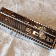 MUZICUTA HOHNER Harmonica M2409017 Echo Tremolo Key C GERMANIA de colectie